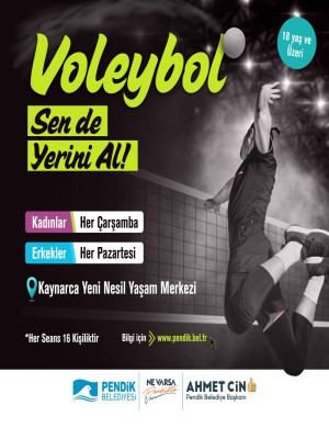VOLEYBOL ETKİNLİĞİNDE SEN DE YERİNİ AL ERKEKLER BAŞVURUSU