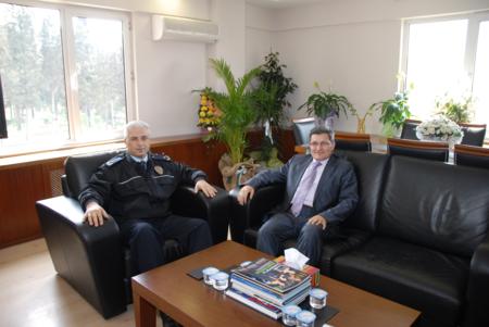 Başkandan, emniyet müdürüne 'Hayırlı olsun' ziyareti