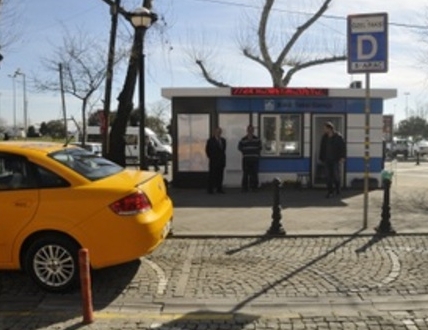 Taksilere terminal gibi durak