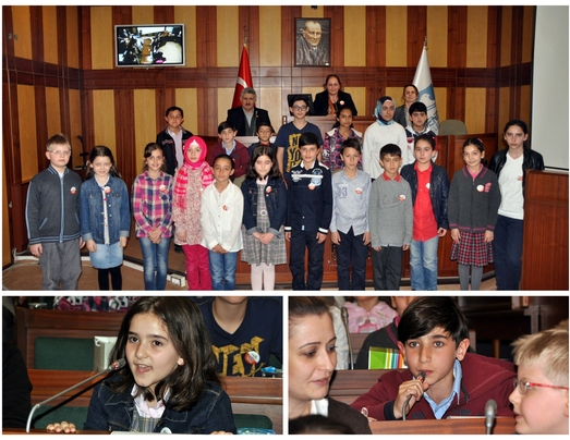 Bu Meclis’te kararları çocuklar veriyor