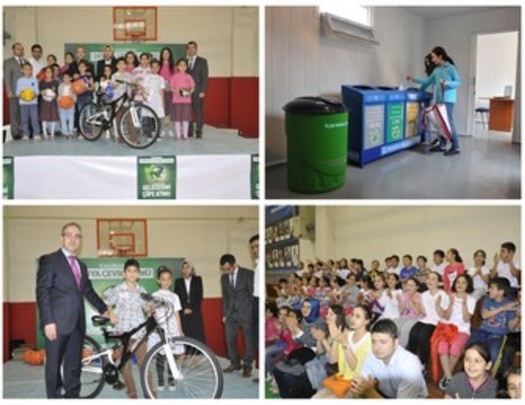 Topladıkları atıklar ödül getirdi