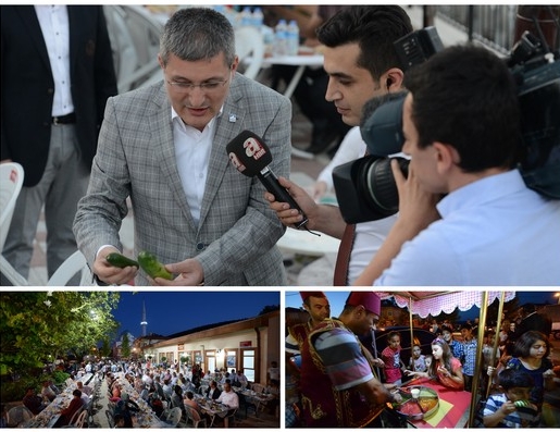 Böyle iftar şehirde yok