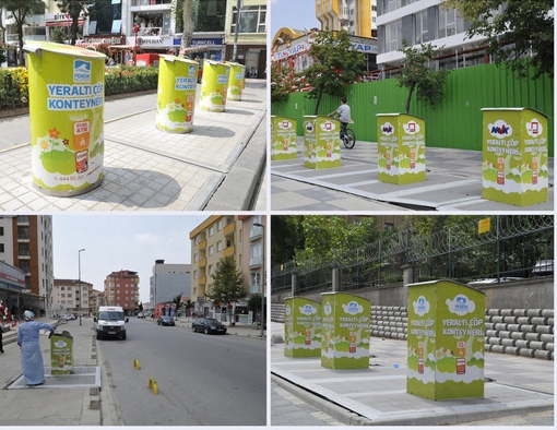 Yeraltı çöp konteyneri 269’a ulaştı