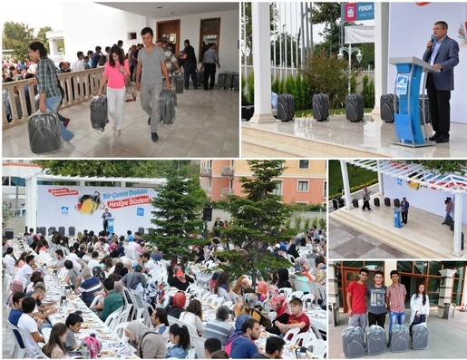 Üniversitelilerin valizi Belediyeden