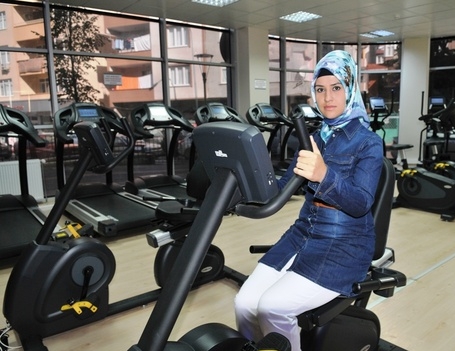 Fitness ile 12 kilo verdi