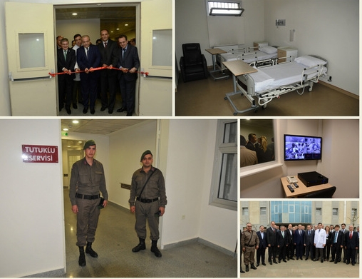 Hastanede mahkum servisi açıldı