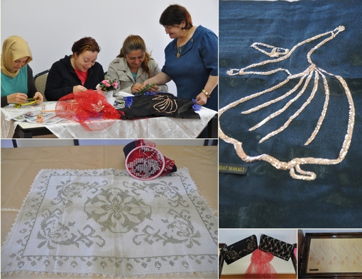 Madenlerin kumaşla dansı başladı