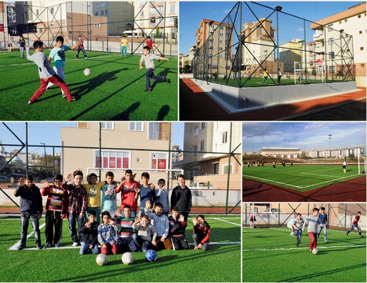 Halı sahayı çok sevdiler