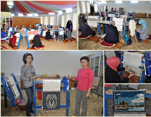 Yeni merkezde ipek düğümler