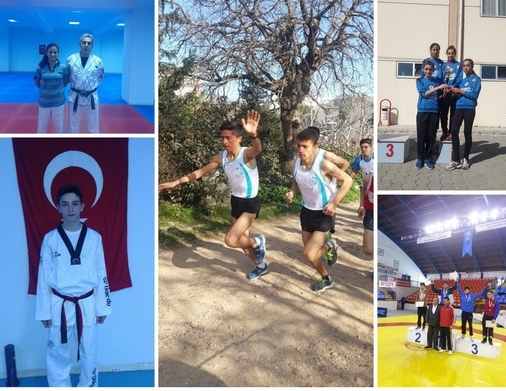 Güreş ve atletizmde madalya yağmuru