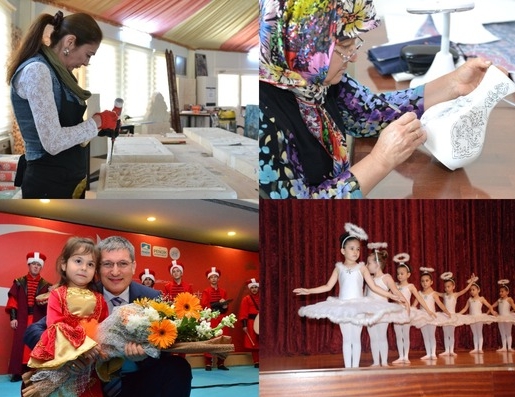 900 kursiyerde yıl sonu heyecanı