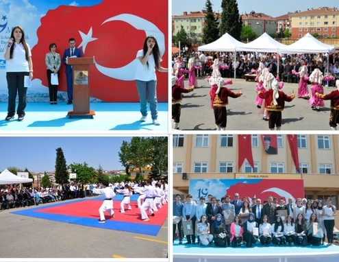 Gençlerden coşkulu kutlama