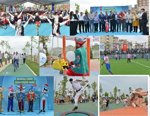 Kosovalı Şehid Adem Yaşari Parkı açıldı