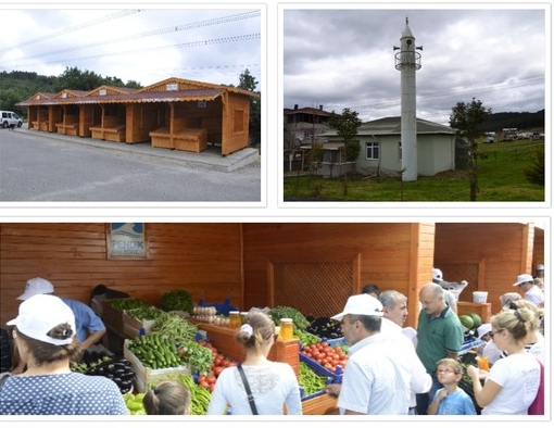 Kurna'ya köy pazarı