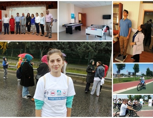 Obeziteye karşı gençlere yön verildi