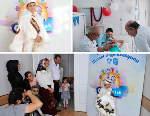 600 çocuğa sırasız, acısız sünnet