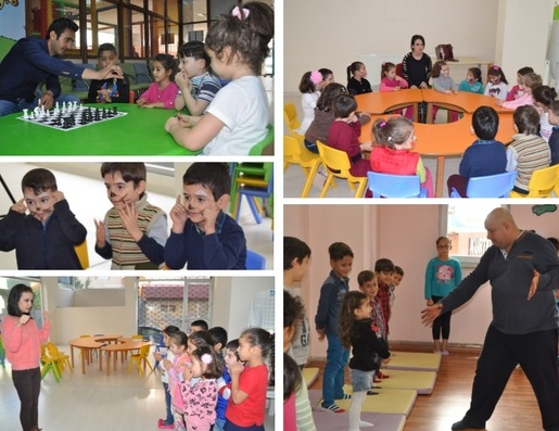 Hayata oynayarak hazırlanıyorlar