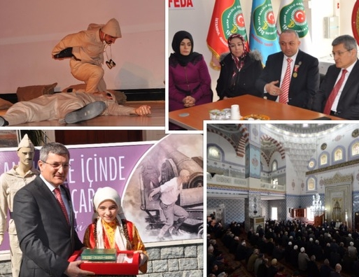 Çanakkale Şehitleri etkinliklerle anıldı