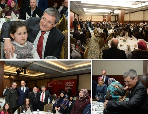 Şehit ve Gaziler onuruna yemek