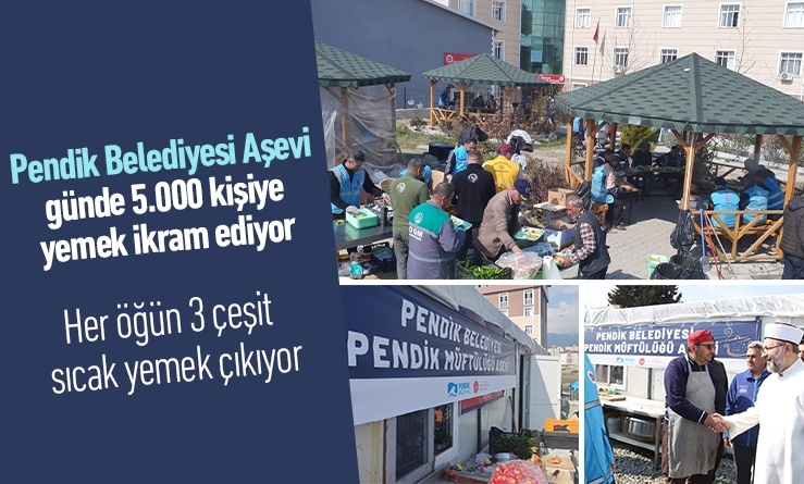 Her gün sıcak yemek çıkıyor