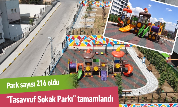 216. parkın yapımı tamamlandı