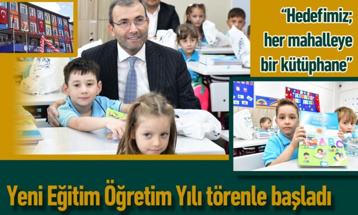 Yeni eğitim öğretim yılı törenle başladı