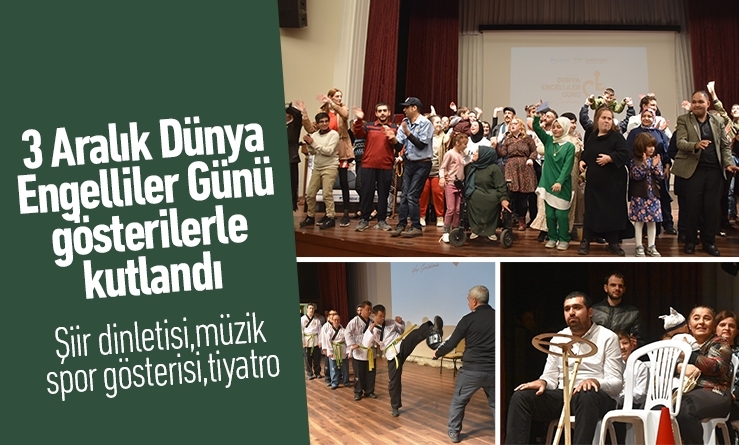 3 Aralık Dünya Engelliler Günü gösterilerle kutlandı