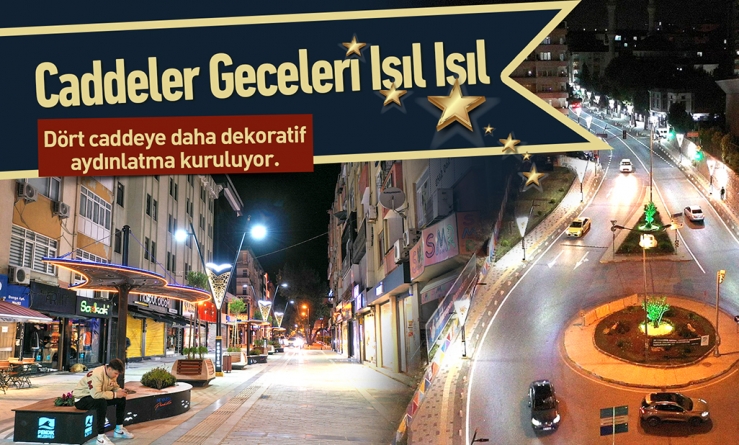 Caddeler Geceleri Işıl Işıl