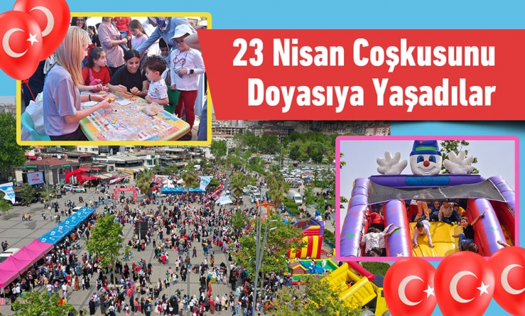 23 Nisan Coşkusunu Doyasıya Yaşadılar
