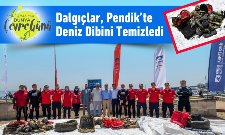 Dalgıçlar, Pendik’te Deniz Dibini Temizledi