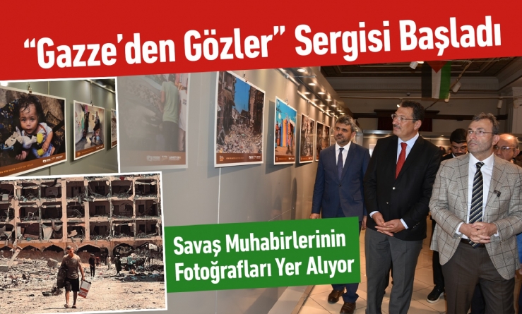 “Gazze’den Gözler” Sergisi Başladı