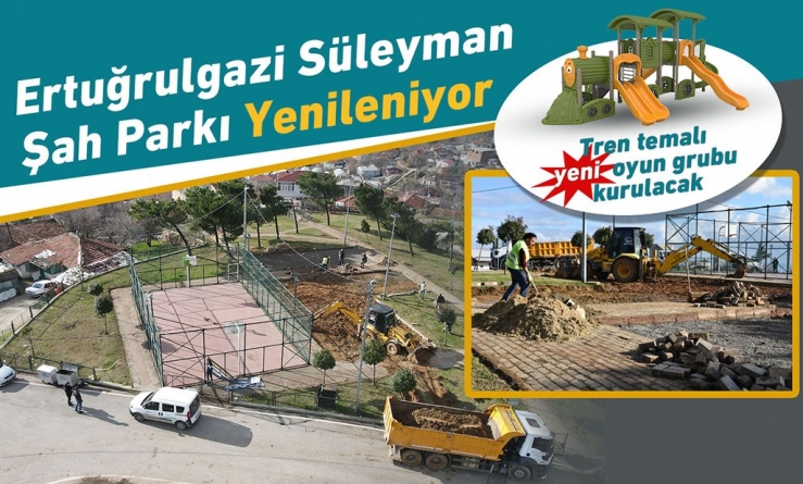 Ertuğrulgazi Süleyman Şah Parkı Yenileniyor