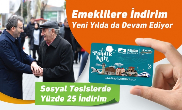 Emeklilere İndirim Yeni Yılda da Devam Ediyor