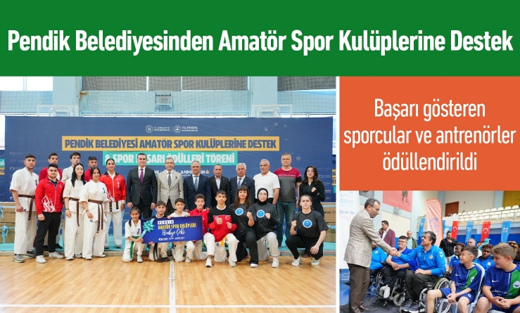 Pendik Belediyesinden Amatör Spor Kulüplerine Destek