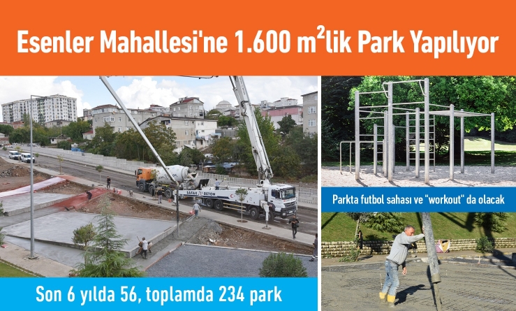 234. Parkın Yapımına Başlandı