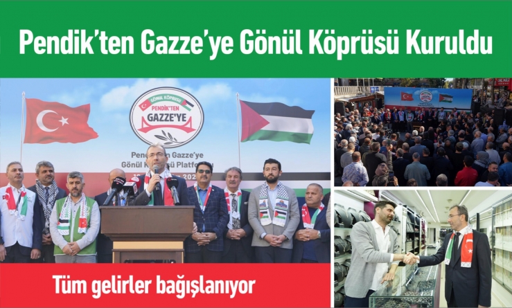 Pendik’ten Gazze’ye Gönül Köprüsü Kuruldu