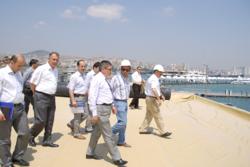 Başkan Marina İnşaatını Yerinde İnceledi