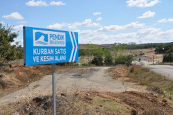 Kurban satış ve kesimi için yeni hizmet alanı